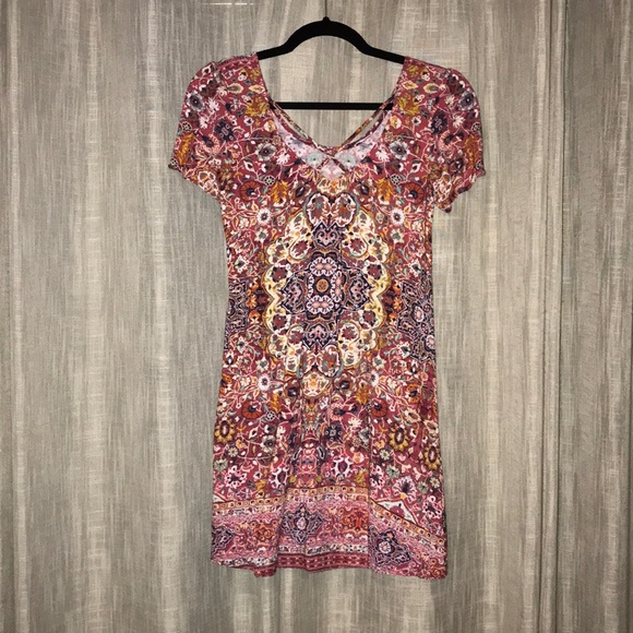 Bohemian Patterned Dress - Picture 1 of 2